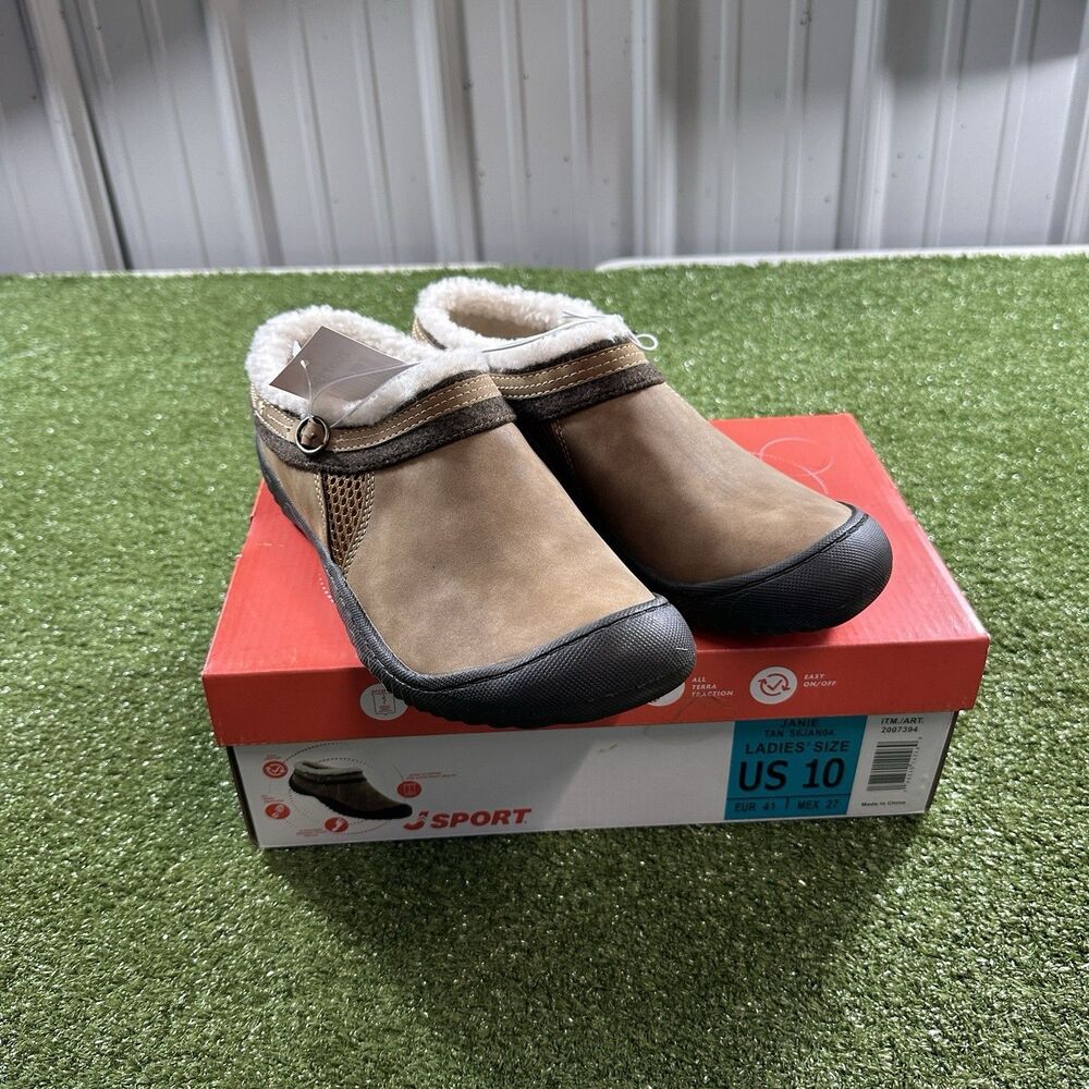 J Sport Janie Women's Size 10 Tan Slip On Shoes New
